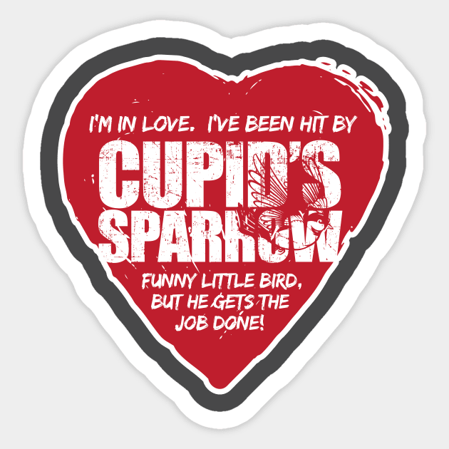 Cupids Arrow Red Series Sticker by kramericaindustees